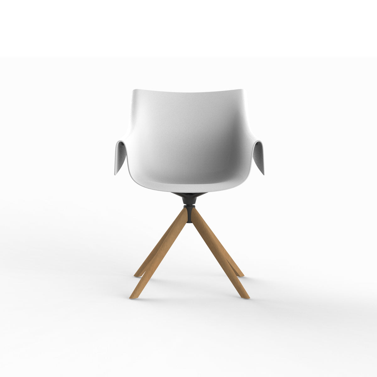 MANTA WOODEN SWIVEL ARMCHAIR image 3