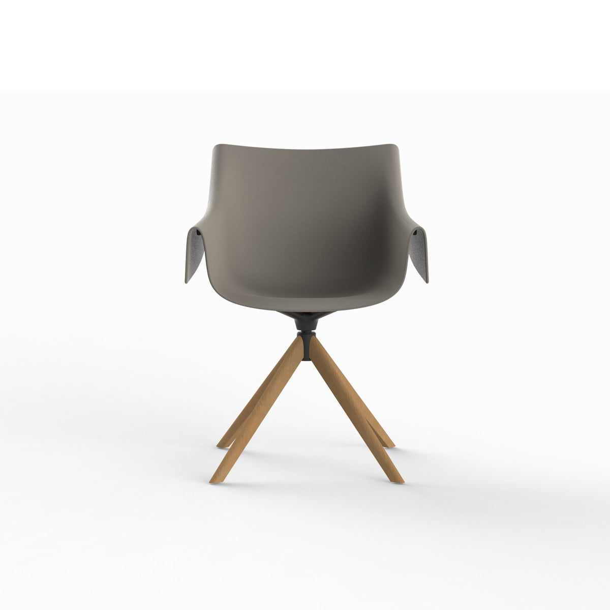 MANTA WOODEN SWIVEL ARMCHAIR image 4