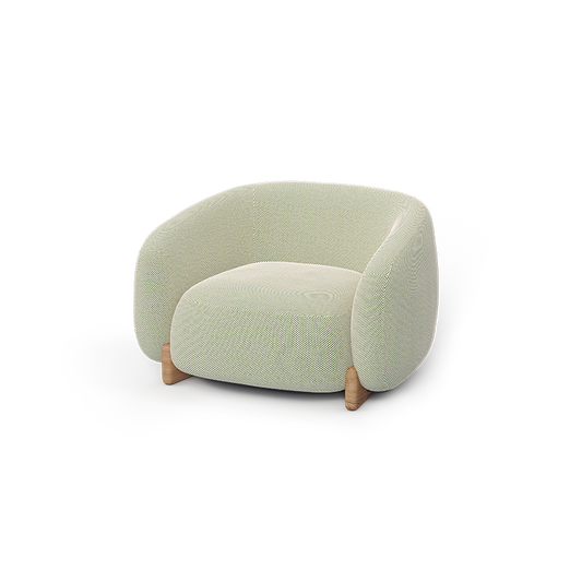 MILOS UPHOLSTERED LOUNGE CHAIR image 1