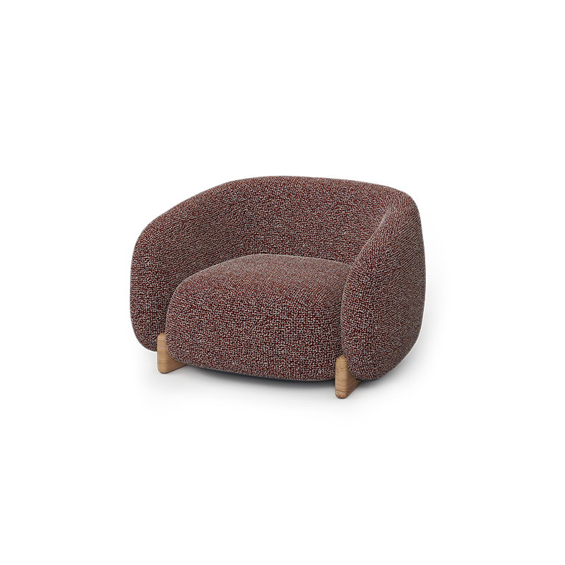 MILOS UPHOLSTERED LOUNGE CHAIR image 2