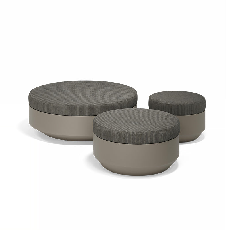 VELA ROUND OTTOMAN image 1