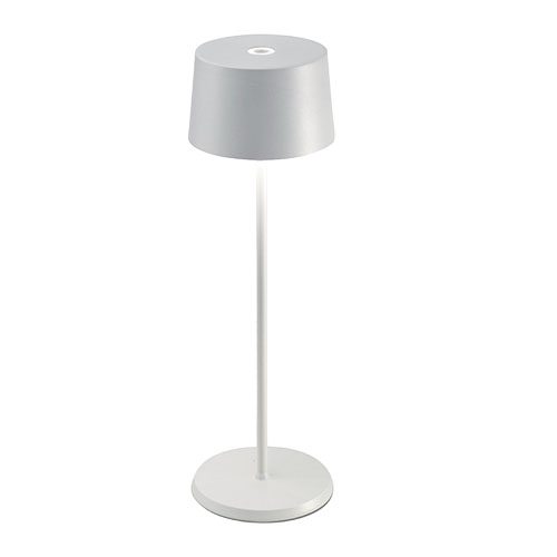 Olivia Table Lamp - Rechargeable - White - KAJA
