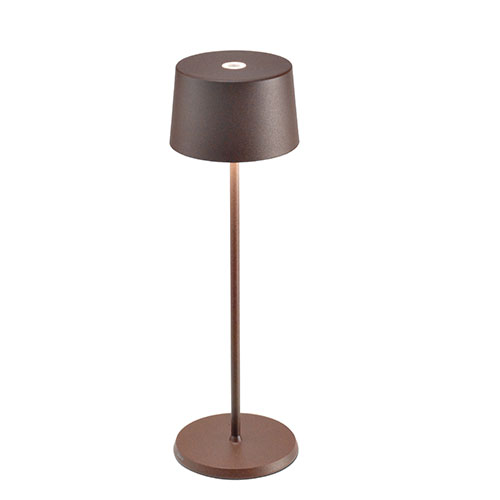 Olivia Table Lamp - Rechargeable - Brown - KAJA