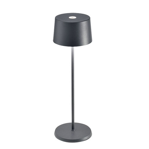 Olivia Table Lamp - Rechargeable - Anthracite - KAJA