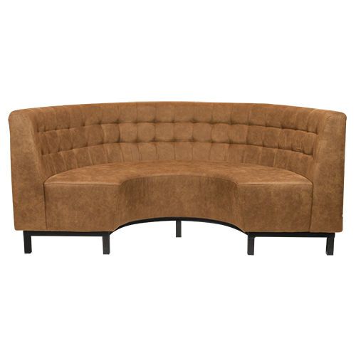 Viggo Sofa – Semicircular – Cognac - KAJA