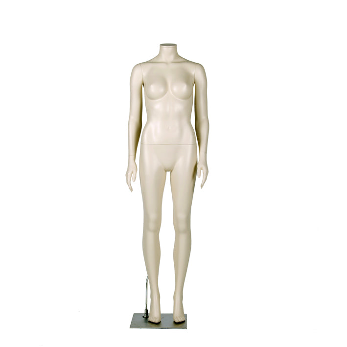 Darrol female mannequin without head - neutral pose