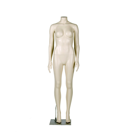 Darrol female mannequin without head - neutral pose