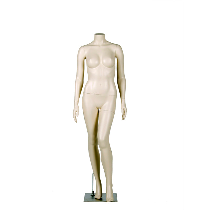 Darrol female mannequin without head - left leg bent