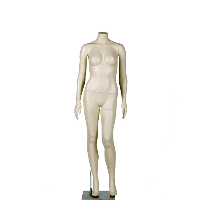 Darrol female mannequin without head - left leg bent