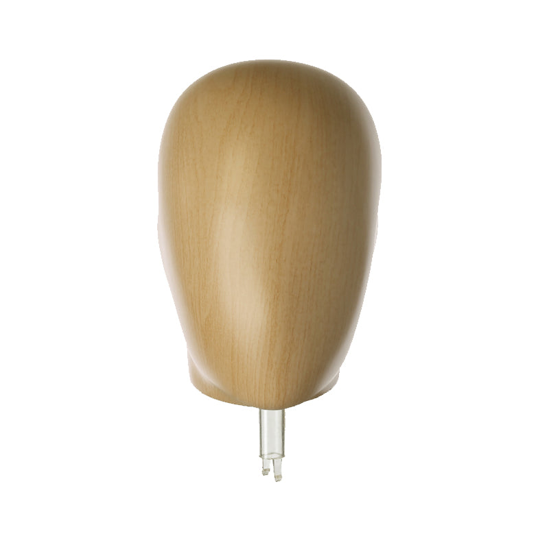 Wood look mannequin abstract head from Darrol. Fits all female mannequins in Darrol’s 700 Series.