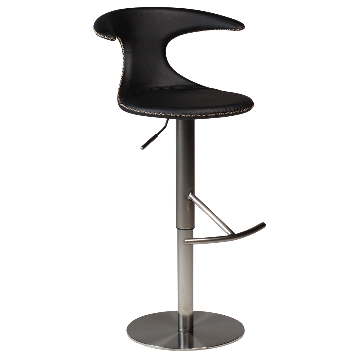 FLAIR BAR STOOL BRUSHED BASE GAS LIFT - DAN FORM