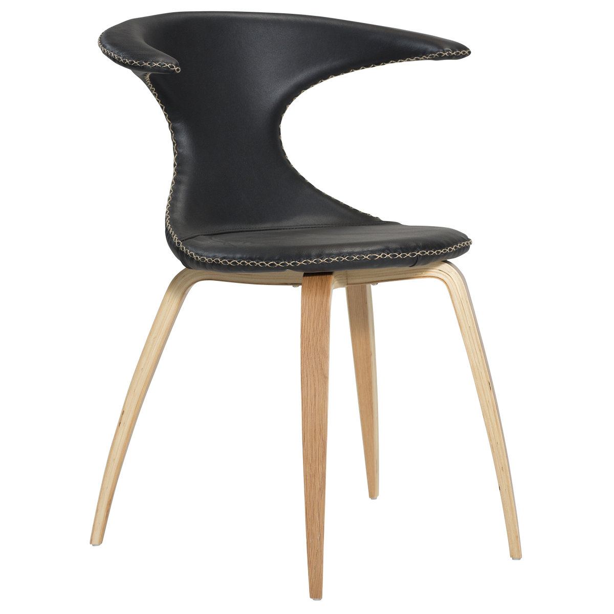 FLAIR CHAIR WOOD LEGS - DAN FORM