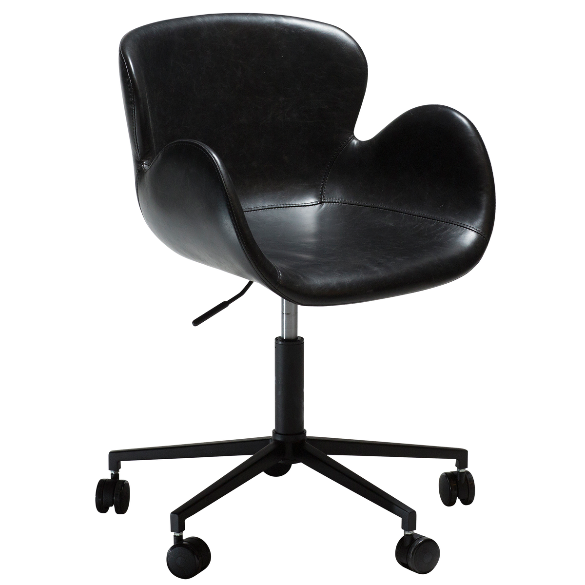 GAIA OFFICE CHAIR BLACK OFFICE BASE - DAN FORM
