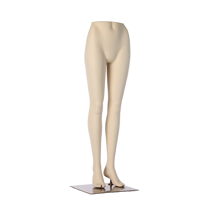Female leg form in a straight pose.
