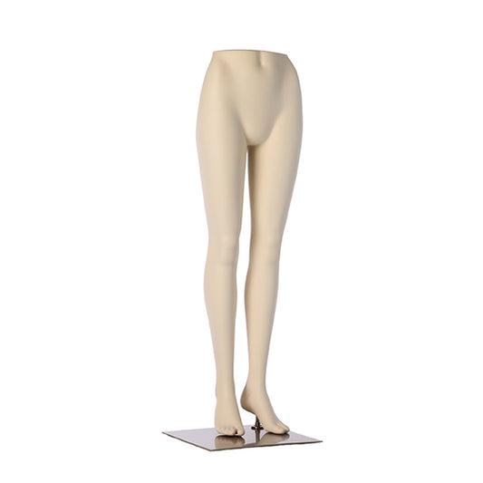 Female leg form in a straight pose.