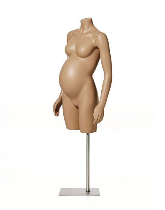 Female torso with arms pregnant - Hindsgaul