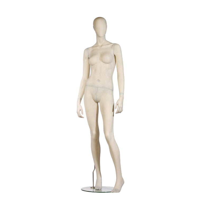 Stylised female mannequin from HINDSGAUL® with abstract head. Roccia