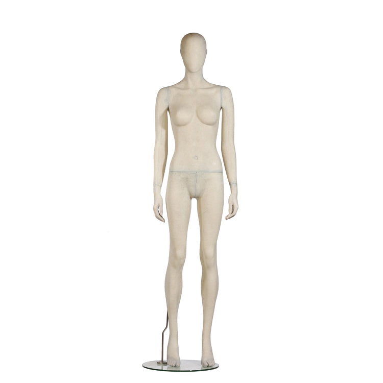Stylised female mannequin from HINDSGAUL® with abstract head. standing - roccia.