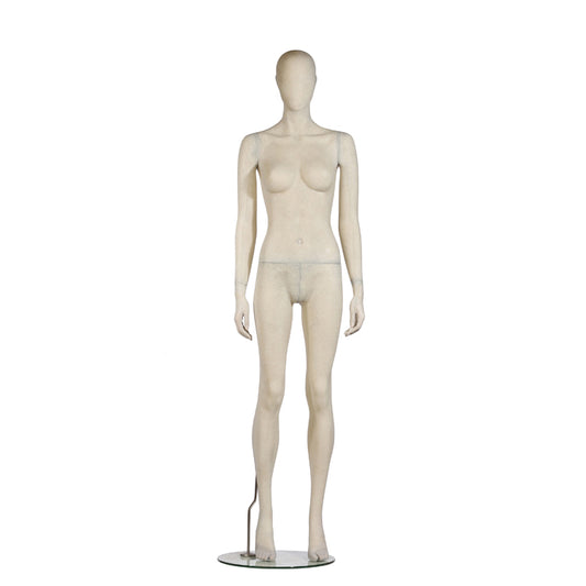 Stylised female mannequin from HINDSGAUL® with abstract head. standing - roccia.
