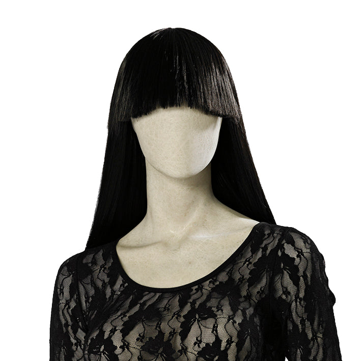 Soft black wig from Hindsgaul® for female mannequins.