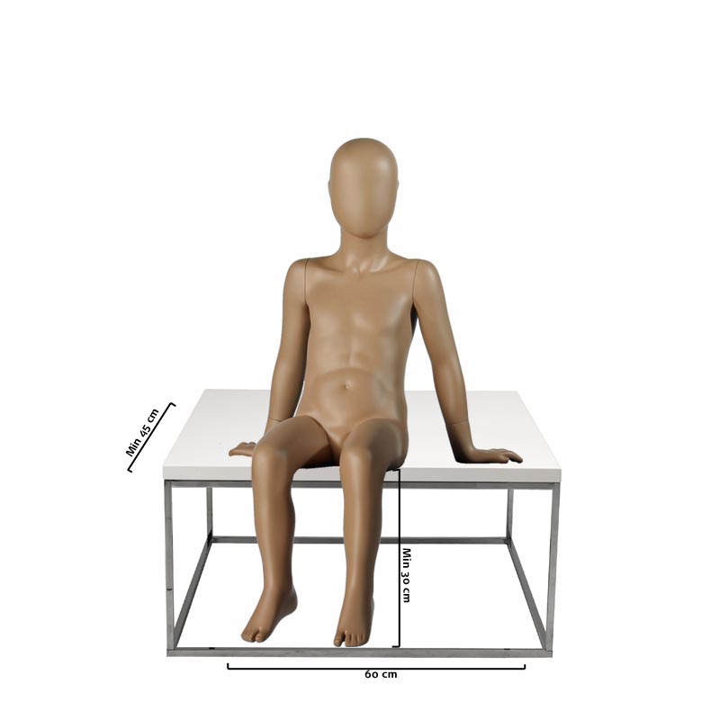 Child mannequin sitting. FRESH KIDS. Hindsgaul