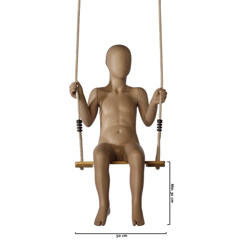 Child mannequin - on swing - FRESH KIDS - Hindsgaul