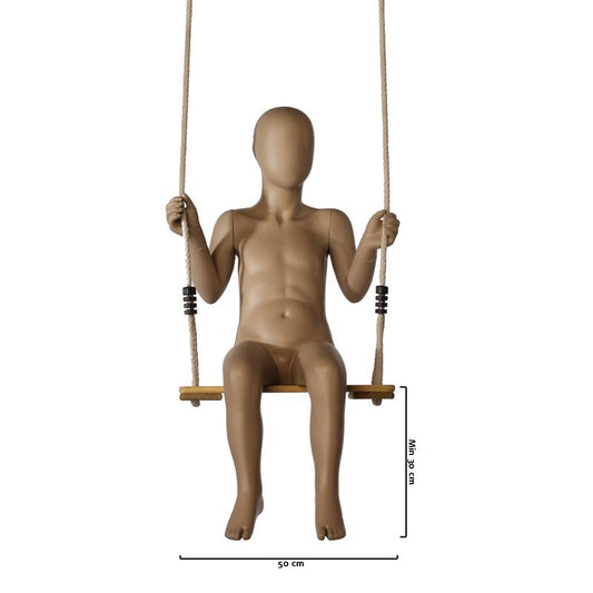 Child mannequin - on swing - FRESH KIDS - Hindsgaul