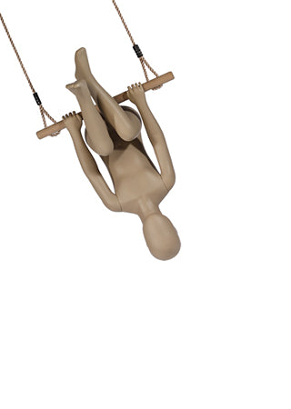 child mannequin swinging head down - fresh kids from Hindsgaul