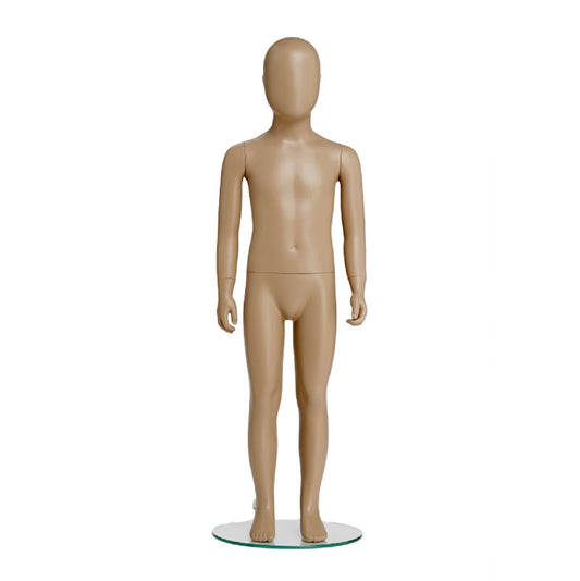 Child mannequin from Hindsgaul®’s FRESH KIDS series. A stylistic, unisex children’s mannequin in a relaxed pose.
