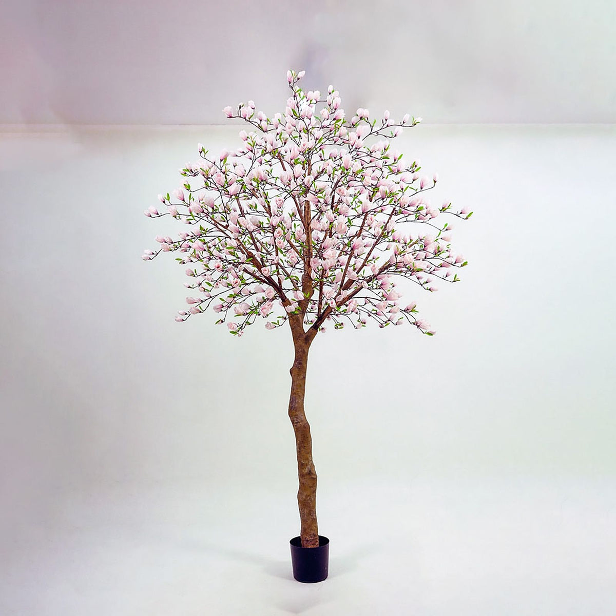 Kunstig rosa magnolia tre 350cm