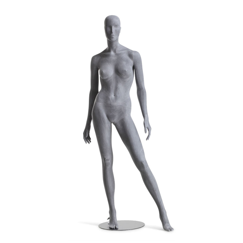 Female mannequin Raw - leg to side