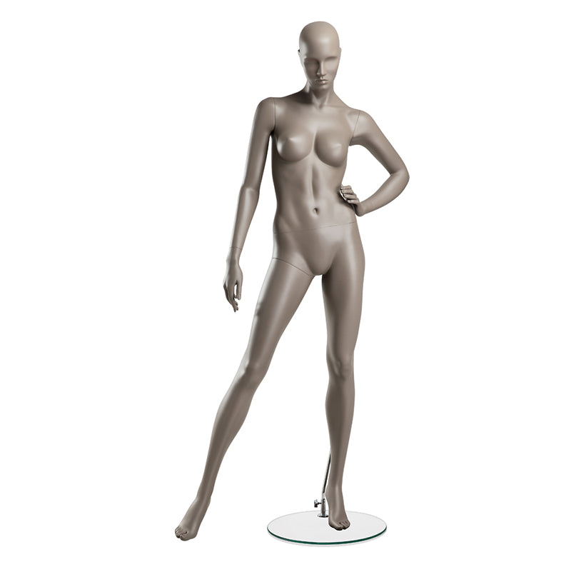 Female mannequin from Hindsgaul® Standing. COY is a semi-faceless, female mannequin series with 9 poses reflecting a confident and feminine attitude.