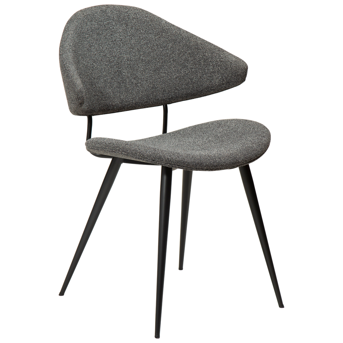 NAPOLEON CHAIR BLACK METAL LEGS - DAN FORM