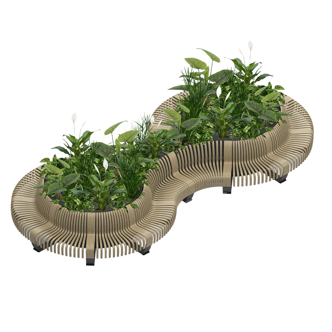 Planter Divider Straight 150 fra CIRCALLE
