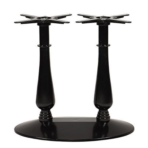 Sienna Double Table Base – Black - KAJA