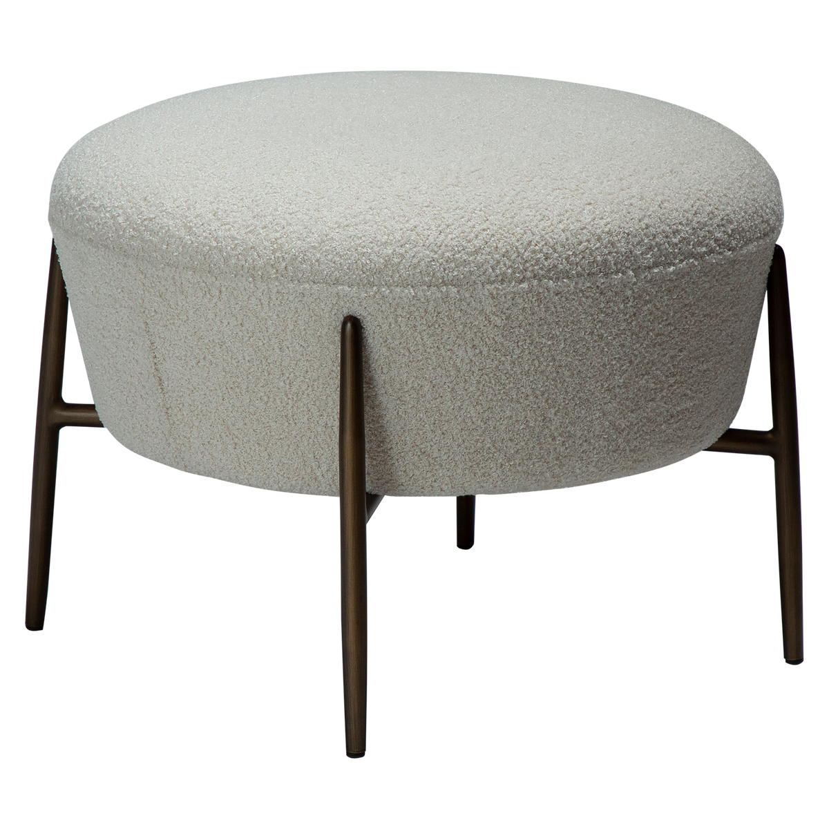 ORBIT FOOTSTOOL METAL LEGS - DAN FORM