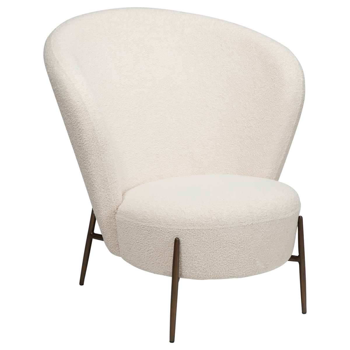 ORBIT LOUNGE CHAIR METAL LEGS - DAN FORM