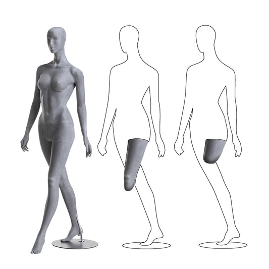 RAW WOMAN. Female mannequin with abstract head from Hindsgaul®‘s Orthopaedic Collection.