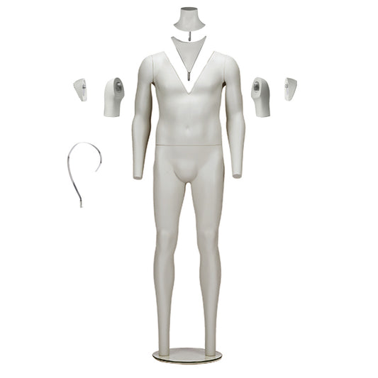 Perfectly shaped Plus Size Male Packshot by Hindsgaul®. Ghost mannequin. accessories