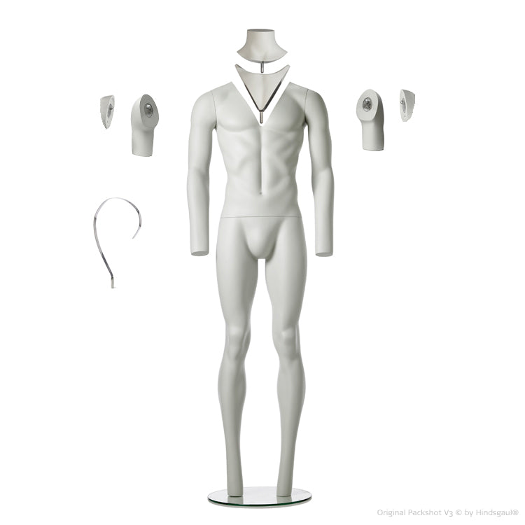 Regular Fit male Packshot by Hindsgaul®. Ghost mannequin