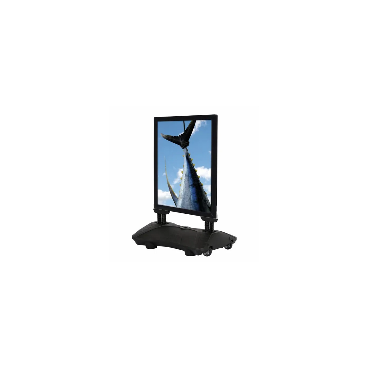 Plakatstativ Wind-Sign 50x70 Waterbase - Sort