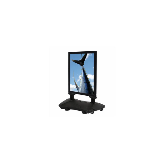Plakatstativ Wind-Sign 50x70 Waterbase - Sort