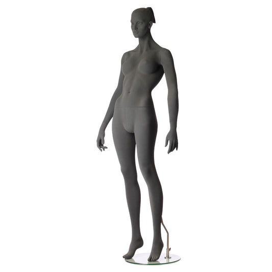 Stylised female mannequin from Hindsgaul® with a fashion-right pose.