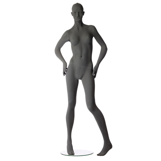 Stylised female mannequin from Hindsgaul® with a fashion-right pose.