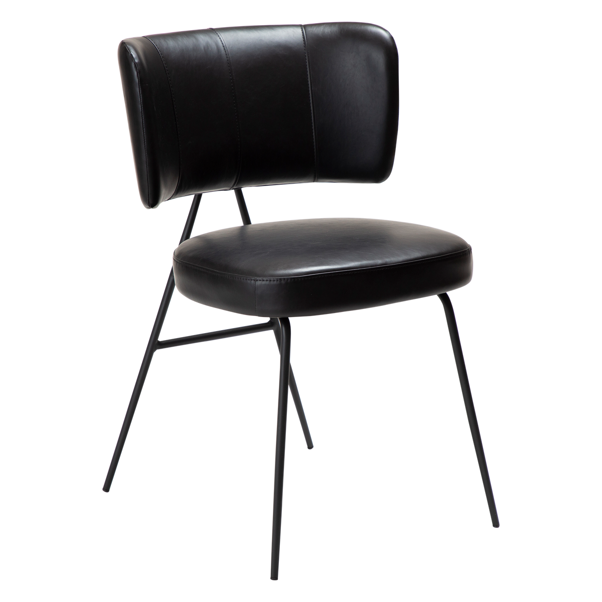 ROOST CHAIR BLACK METAL LEGS - DAN FORM