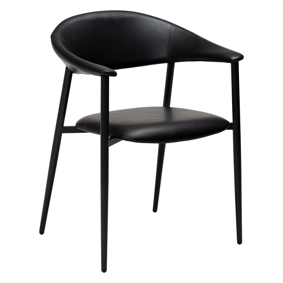 ROVER ARMCHAIR BLACK METAL LEGS - DAN FORM