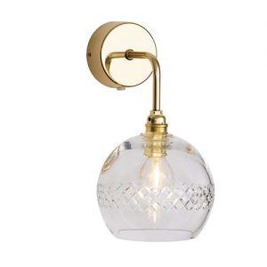 Rowan Crystal Check Stripe Wall Lamp - KAJA