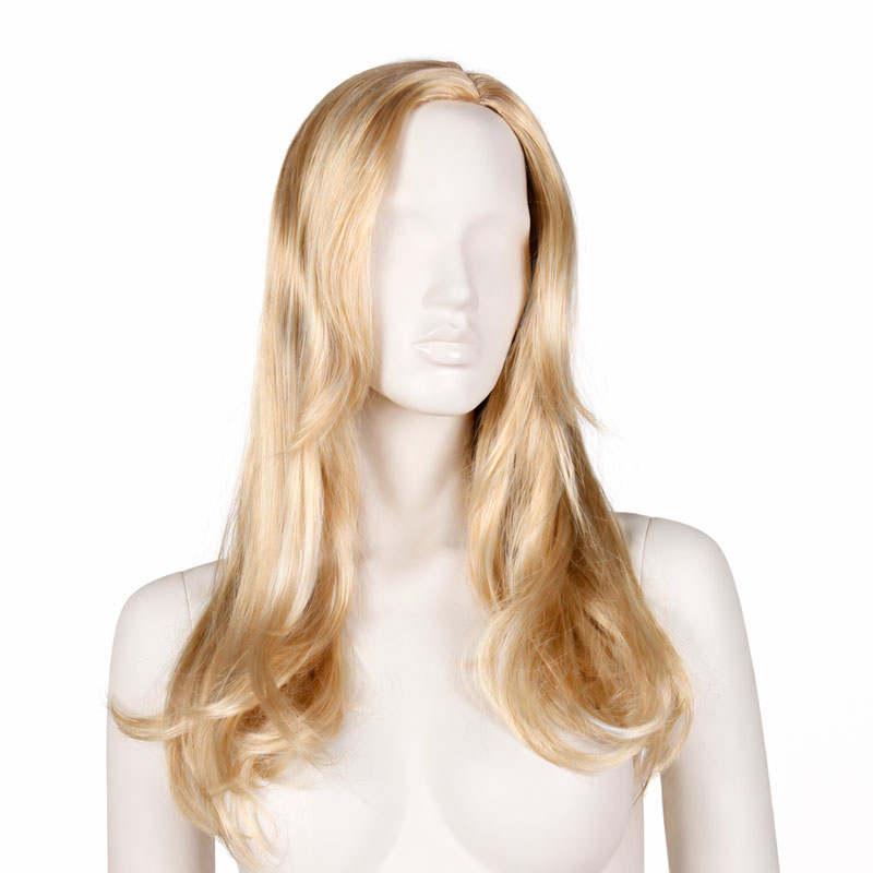 Soft long and blond wig from Hindsgaul® for female mannequins - Dahlia.